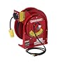 Reelcraft L-4545-123-3 Spring Driven Cord Reel with 45-Feet of 12/3 Cord and Single Outlet