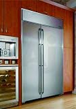 Dacor Epicure Series EF42BNDBSS 42 Built-in Side-by-Side Refrigerator with Adjustable Door Stop and Wheels for Easy Installation: Stainless Steel