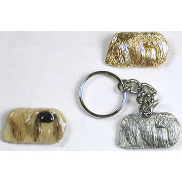 Childrens Toyshop  Jewelry : Pekingese Hand Painted Pin