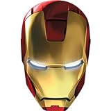 Iron Man Birthday Party Favors - Ironman Masks - 8 Count