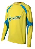 Cube Freeride Fahrrad Trikot lang grau/blau/gelb 2012