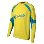 Cube Downhill Trikot Trikot langarm Freeride grau/blau/gelb (Größe: XXL)