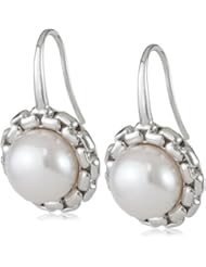 Honora "Metro" White Freshwater Cultured Pearl Dangle Earrings
