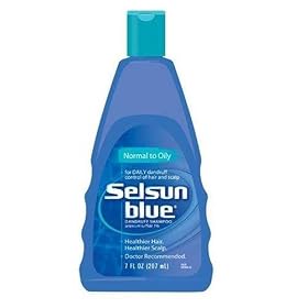Selsun Blue Dandruff Shampoo, Normal to Oily, 11-Ounce Bottle (Pack of 3)