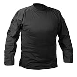Rothco Long Sleeve Combat Shirt - Black - Large