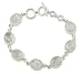 Moonstone bracelet, 'Mysteries' 0.3" W 7.7" L