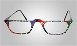 "Confetti" Hand-Painted Reading Glasses (+1.00 - +3.00)