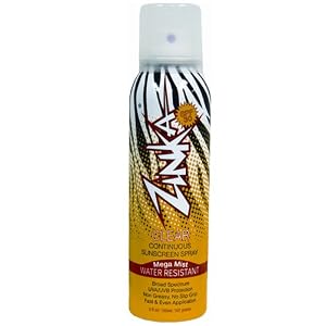 Zinka Clear SPF 30 Zinc Oxide Sunscreen SPRAY