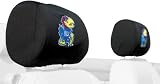 NCAA Kansas Jayhawks Headrest Covers, Set of 2