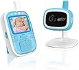 Infant Optics DXR-5+ Portable Video Baby Monitor, Blue/White