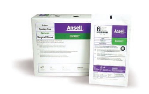Ansell Perry Encore Powder Free Latex Surgical Gloves,Case of 200 Pairs,7.5,PRD5785004CS