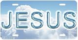 Jesus - Religious - Decor Art Print - License Plate Tag By Jason Fetko From Airstrike