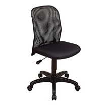 Screen Back Task Chair &ndash; Black