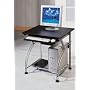 Small Computer Desk With Black Finish