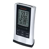 Honeywell TE219ELW Weathertime Wireless Indoor/Outdoor Thermometer with Atomic Clock