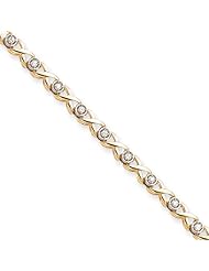 14k Gold AA Diamond Tennis Bracelet