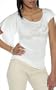 Asymmetrical Rouched Gold Studded Top by Baby Phat