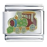 Christmas Toy Train Italian Charms Bracelet Link