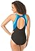 Swim 365 Women's Plus Size Colorblock Maillot