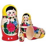 Five Nesting Russian Dolls
