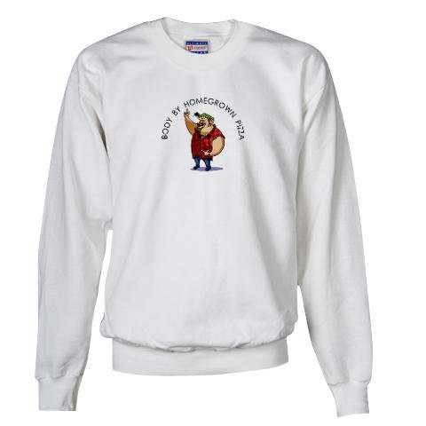 HomeGrown Pizza Sweatshirt by CafePress