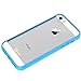 iPhone 5S Case, JETech® Apple iPhone 5/5S Case Bumper Shock-Absorption Bumper and Anti-Scratch Clear Back for iPhone 5/5S (Blue)