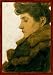 Tableau avec cadre: Egon Schiele, "Marie Schiele with fur collar", 49 x 71 - Bois Markant: Dark brown