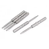 uxcell 磁気 六角スクリュードライバー ビット1.5mm 先端ラウンドシャンク　 5本入り 5mmx60mm