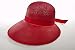 Straw Scoop Bow Back / Red / Red Hat Lady Society