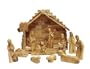 Olive Wood Nativity Set- Modern Style