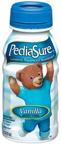 PediaSure Nutrition Drink, Lactose Free, Vanilla, 8-Ounce Bottles (Pack of 24)