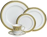 Noritake Golden Pageantry 5-Piece Dinnerware Place Setting, Service for 1