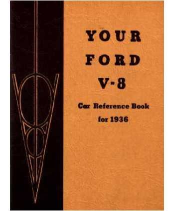 1936 FORD V-8 V8 Owners Manual User Guide