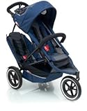 phil teds Inline Sport Buggy w DOUBLES KIT Navy 