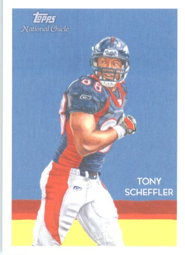 2009 Topps National Chicle #C103 Tony Scheffler Denver Broncos Football Card Mint Condition- Shipped In Protective ScrewDown Display Case!