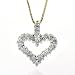 14K Diamond Heart Pendant w/ Chain - 18