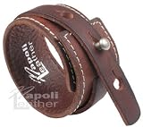 Distressed Vintage ITALIAN Leather Bracelet Unisex 5BR