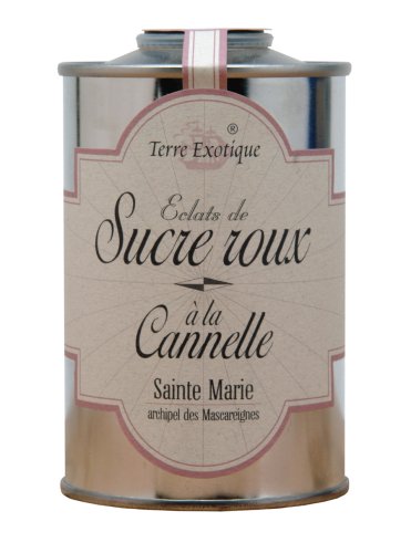 Terre Exotique Brown Cane Sugar with Cinnamon Unrefined Sainte Marie Reunion Import in Tin... by Terre Exotique