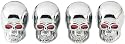 SKULL VALVE CAPS SET OF 4
