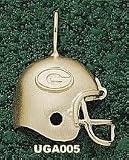 Georgia Bulldogs G Helmet Pendant - 14KT Gold Jewelry