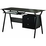 Coaster Computer Desk, Black