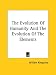 Book The Evolution Of Humanity And The Evolution Of The Elements