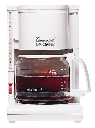Mr. Coffee(R) 12-Cup Commercial-Rated Coffeemaker White