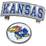 Collegiate Slider Ball Marker Cap/Belt Clip - Kansas