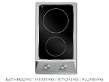 Baumatic 30cm Domino Ceramic Hob Stainless Steel PVC2SS