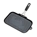 Le Creuset 20049000000400 Steakgrillpfanne rechteckig 36 x 20 cm schwarz