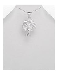 Tree Pendant Necklace In 92.5 Sterling Silver
