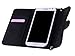 Galaxy Note 2 Case, XIANA 3-fold Section Elegant Handbag Wallet Leather Case with Credit Card Slots Suitable For Samsung Galaxy Note 2 N7100(Black),Including Stylus,Screen Protector and Cleaning Cloth