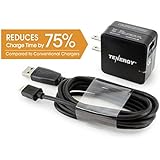 Tenergy 18W Quick Charge 2.0 USB Wall Charger for Galaxy S6/Edge/Plus, Note 4/5, LG G4, Nexus 6, Samsung Fast Charge Wireless Charger and More