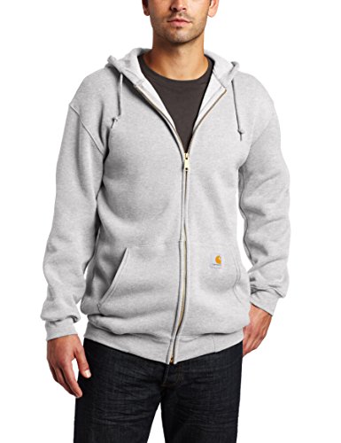Carhartt Men's Midweight Sweatshirt Hooded Zip Front Original Fit K122